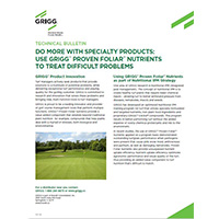 GRIGG® Specialty Products