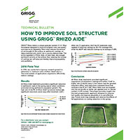 Soil Structure with GRIGG® Rhizo Aide™